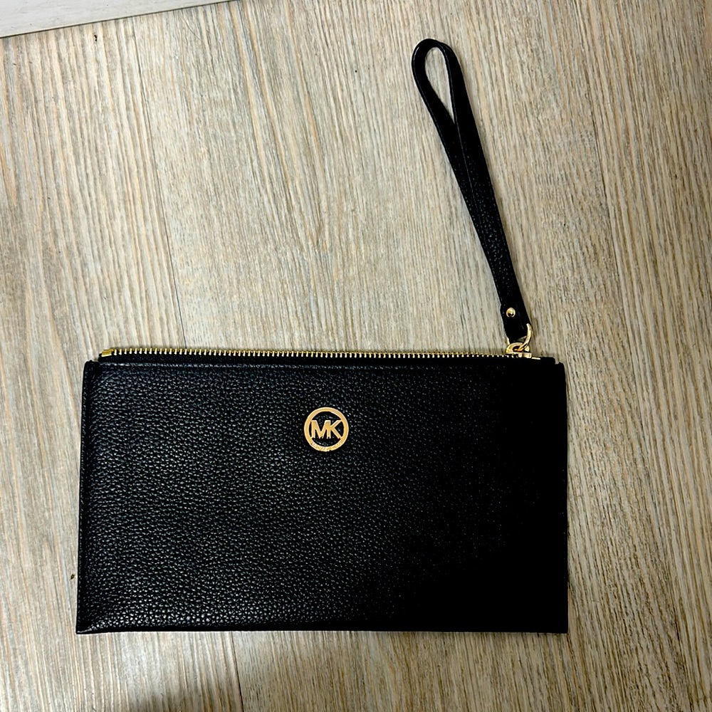 Michael Kors Black Wristlet